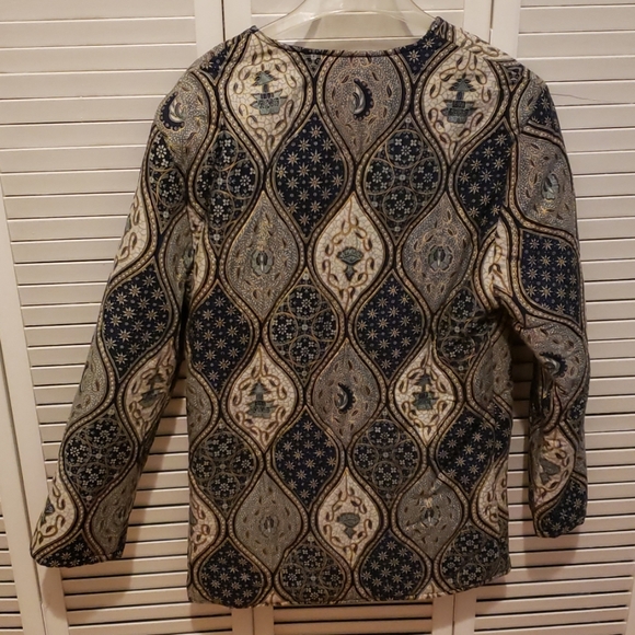 EUC Smithsonian Institution hand quilted coat M - Picture 5 of 5